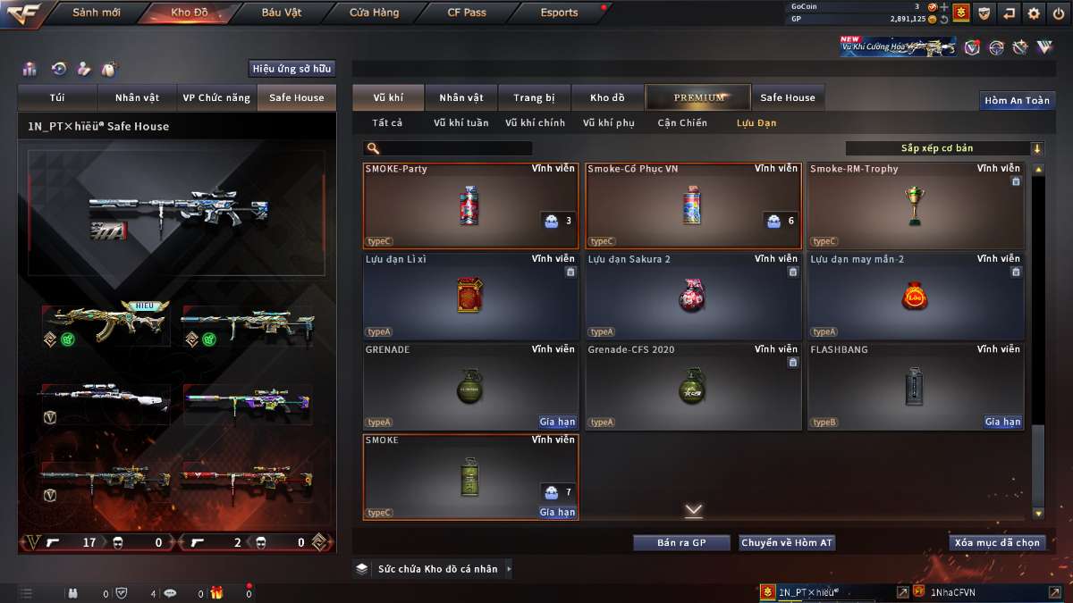 shop acc cf uy tin gia re